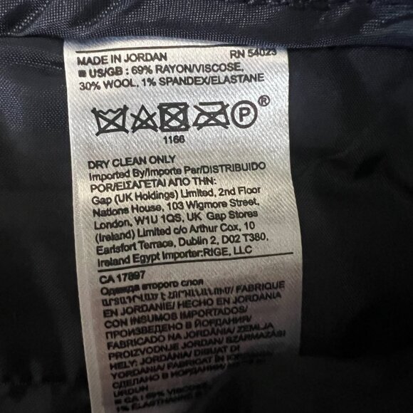 Banana Republic Wool Blend Wide leg Pants - Picture 2 of 5